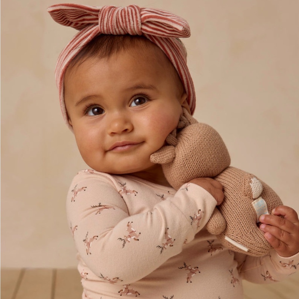 Rylee + Cru Cream Pajama Set with Star Print - Picture 2 of 6